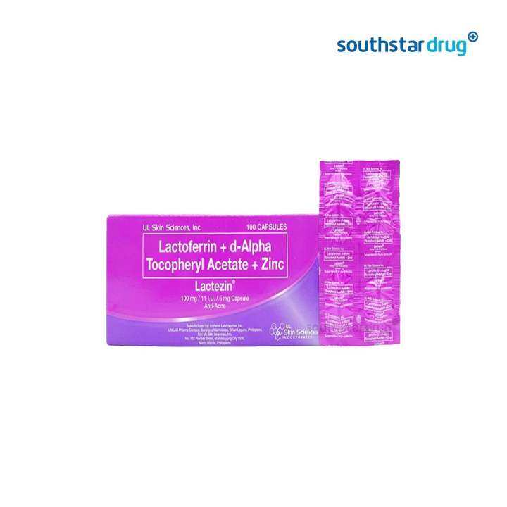 Lactezin 100 mg / 11 I.U. / 5 mg Capsule 20s | Lazada PH