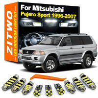 Zitwo 13pcs LED ภายในแผ่นหลอดไฟสำหรับ Mitsubishi Pajero Sho Montero Sport MK1 1996 1997- 2003 2004 2006 2007