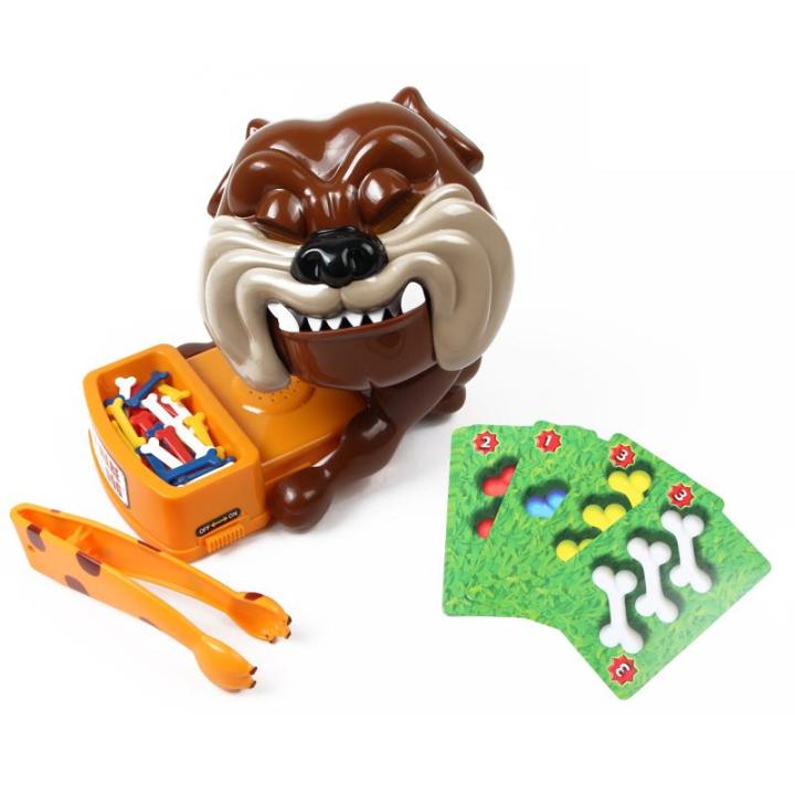 เกมขโมยกระดูกสุนัขจอมโหด-ของเล่น-ฝึกทักษะสมาธิ-flake-out-bad-dog-bones-cards-tricky-toy-games