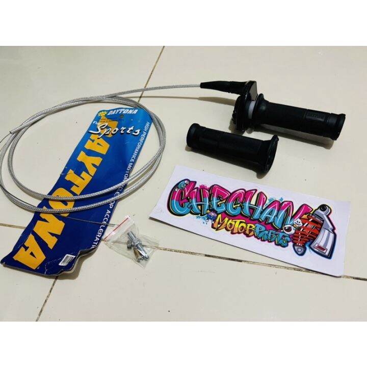 DAYTONA QUICK THROTTLE SINGLE CABLE RAIDER 150 XRM 125 RS 125 WAVE 125 SMASH TMX PANTRA☸ Lazada PH