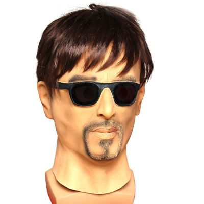 Adult Carnival Sunglasses Men Halloween Mask New Facial Makeup Latex Masks Headgear Character Cosplay Play Props With Wig