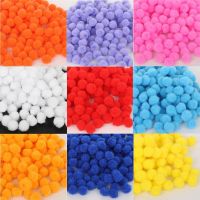 300pcs 10mm Mini Fluffy Soft Pom Poms Pompoms Ball Kids Toys Wedding Home Decoration DIY Craft Supplies Sewing Accessories