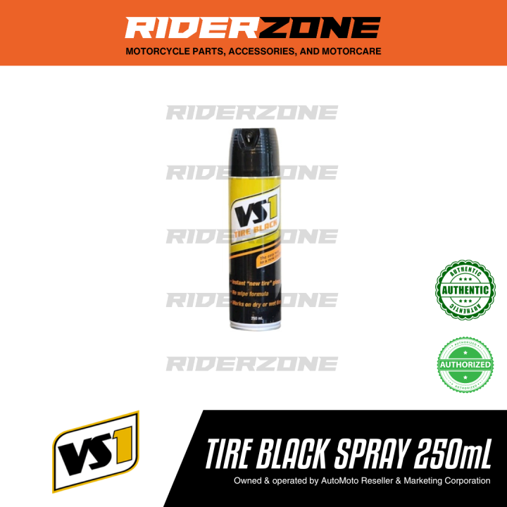 VS1 TIRE BLACK SPRAY 250ML Lazada PH