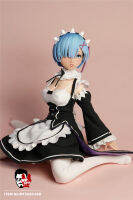 ในสต็อก Mr.toys MT-05 16อะนิเมะสาว Rem Ram แม่บ้านที่ละเอียดอ่อนหัวประติมากรรมแม่บ้านเครื่องแต่งกายรุ่น Fit 12 หญิงรูปการกระทำ