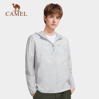 Camel เสื้อคลุมบางๆลำลองแฟชั่นผู้ชาย40 +,เสื้อแจ็คเก็ตกันแดดกลางแจ้ง Upf 40 +