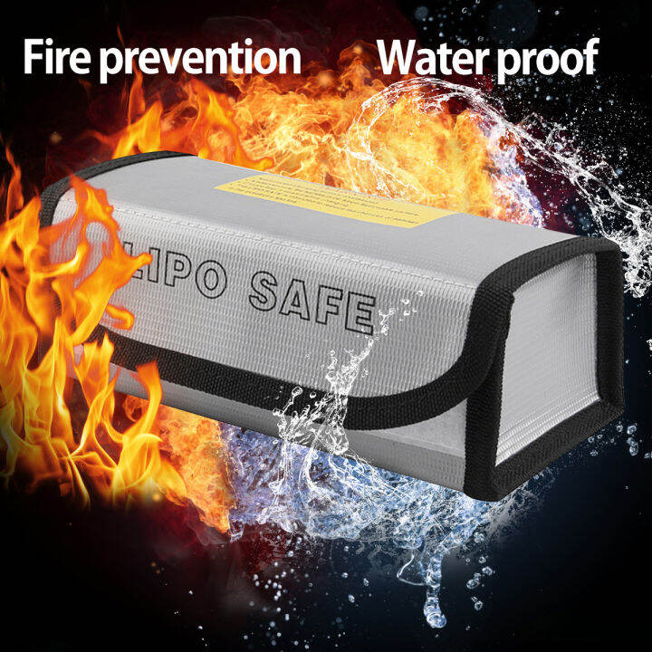 Battery Safety Bag LiPo Battery Storage Bag LiPo Fireproof Explosionproof Safety Bag Fire