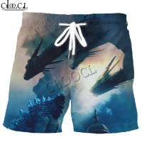 CLOOCL Sci-fi Movies Godzilla Vs Kong Pikachu 3D Print Selling Street Style Shorts