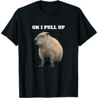 2023ใหม่แฟชั่นบุรุษลำลอง porrt OKI Lara capybara เสื้อยืด