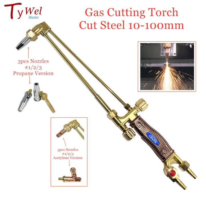 Professional Gas Cutting Torch 10-100mm Cutting Gun Oxygen Propane ...