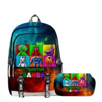 2023 New Product Garten Of Banban Banban Garden Schoolbag Two-Piece Set Backpack Double-Layer Pencil Case