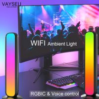 10W Wifi &amp; Bluetooth Magic Color RGBCW Ambient Lamp Wifi Decoration Lighting USB Charging RGBIC LED Atmosphere Light Night Lights