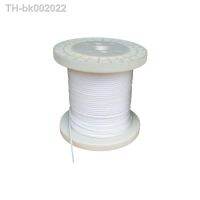 ﹊ 3M 0.5mm Diameter 1200 Deg High Temperature Quartz Fiber Casing Tubing Insulation Cable Sleeving Fiberglass Tube