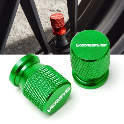 VERSYS Motorcycle Tire Valve Air Port Stem Cover Cap Plug CNC Aluminum Accessories For Kawasaki Versys 650 1000 X300 2008-2019