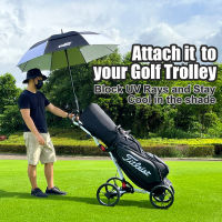 PLAYEAGLE ร่มกอล์ฟกันแดดสองชั้นกอล์ฟขนาดใหญ่สำหรับร่มอัตโนมัติ2-3คน  Semi-Auto Golf Umbrellas 2layer Golf Windproof Umbrella