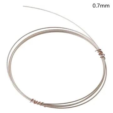 0.4-1.2mm Genuine 925 Sterling Silver Color Wire Thread Metal String Line  for Necklace Bracelet Earring Jewelry Making