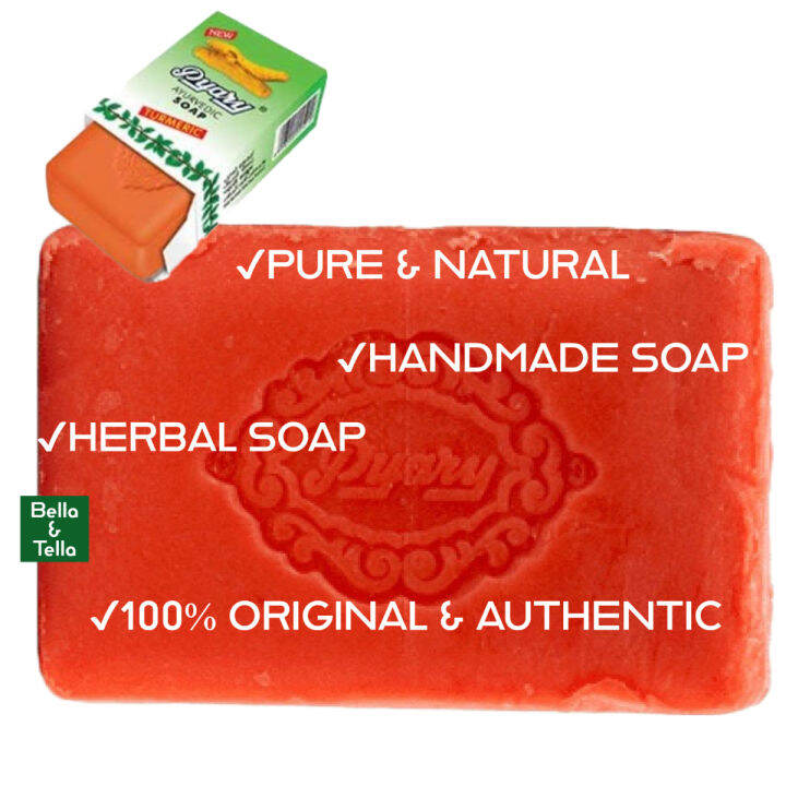 Original Pyary Turmeric soap , Skin Whitening herbal soap , Pure