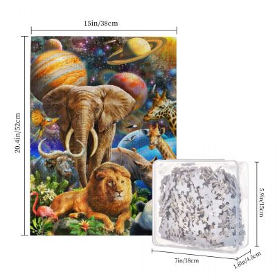 Universal Beauty Wooden Jigsaw Puzzle 500 Pieces Educational Toy Painting Art Decor Decompression toys 500pcs