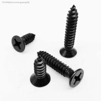 ✎ 5/50pcs M4.2 M4.8 M5.5 M6.3 Black 304 Stainless Steel Cross Phillips Flat Countersunk Head Self Tapping Screw Wood Screw