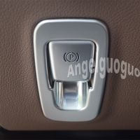 Angelguoguo รถอิเล็กทรอนิกส์เบรคมือ Trims กรอบสติกเกอร์สำหรับ Benz GLC X253 Class C Class W205 E Class W213