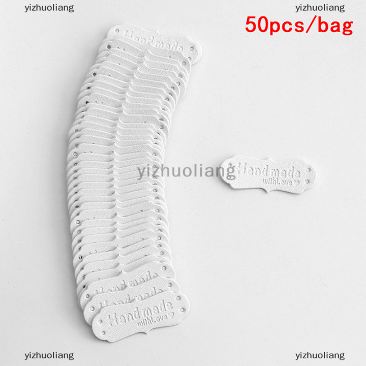 yizhuoliang-50pcs-pu-หนังแท็กทำด้วยมือด้วยป้ายรักงานเย็บ-diy-knittinin-tags