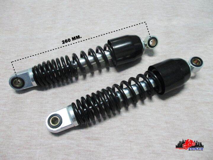 yamaha-mate-mate111-rear-shock-spring-black-set-260-mm-โช๊คหลัง-สปริงดำ-สินค้าคุณภาพดี