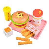 【CW】 FlyWoodentoy Strawberry simulationhotdog group play kitchen toys for kids