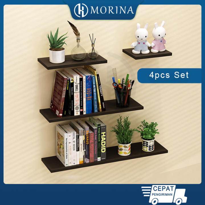 Wall Shelf 4PCS/set Storage Divider Wallmounted Home Decoration