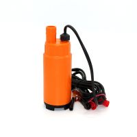 51mm DC Electric Diesel Fuel Pump 12V 24V 30L/min Water Oil Car Camping Fishing Submersible Transfer Plastic With Switch