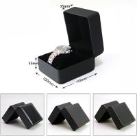 Holder Jewelry Man Boxes Gift Case Best Bracelet Display Storage Black PU Watch Leather