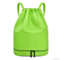 2021Dry Wet Separated Sports Bag Travel Pool Beach Swimsuit Waterproof Gym Rucksack Drawstring Swimming Backpack D22 20 Dropshipping