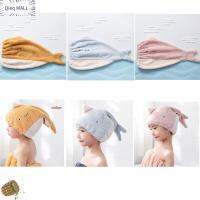 2020 ใหม่ แห้งไว พ่อแม่-ลูก หมวกอาบน้ำ ผ้าเช็ดตัว Fishtail Dry Hair Hat หนา