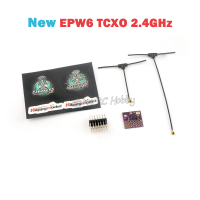 โมเดลความสุขใหม่ ELRS EPW6 TCXO 2.4GHz 6CH PWM ตัวรับ RC ExpressLRS EPW5อัพเกรดสำหรับปีกคงที่