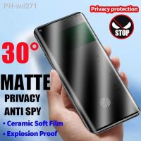 Matte Ceramic Privacy Screen Protectors For Samsung Galaxy S21 S20 S22 S23 Ultra FE Note 20 9 8 10 S8 S9 S10 Plus Anti Spy Film