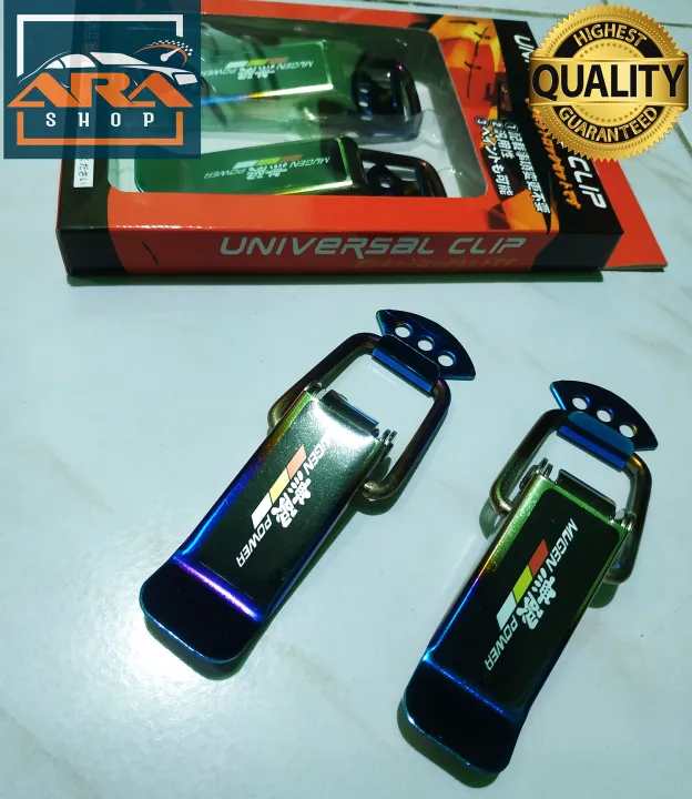 MUGEN POWER BUMPER CLIP / QUICK RELEASE BUMPER FASTENER TITANIUM DESIGN