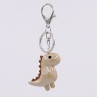 VONNOR ไดโนเสาร์การ์ตูนน่ารัก Key Chain อุปกรณ์เสริมอะคริลิคคุณภาพสูงสัตว์พวงกุญแจจี้แหวนเครื่องประดับของขวัญ