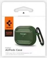 เคสหูฟังคาร์บอนไฟเบอร์ป้องกันการตกหล่น Spigen เหมาะสำหรับ Apple AirPods Pro 2 Air Pods 3 TPU พร้อมที่รองหูแบบมีตะขอ