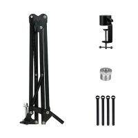 360 Degree Heavy Duty Microphone Holder Suspension Boom Scissor Long Arm Stand Support for Voice Recording