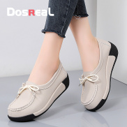 DOSREAL Wedge Shoes For Women Korean New Style Platform Chunky Wedge