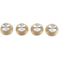 Guitar accessories Set Gold Top Hat Knob for Gibson for Les Paul Gold Foil Button