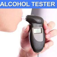 Handheld Backlight Digital Alcohol Tester Digital Alcohol Breath Tester Breathalyzer Analyzer LCD Detector Backlight Light