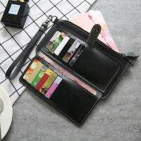 YTMH-Womens Wallet Simple Long Multi-function Zipper Multi-card Positionกระเป๋าสตางค์ยาวที่เรียบง่าย