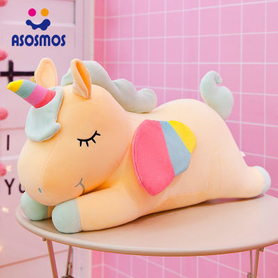 ASM Ready Stock Unicorns Plush Toy Stuffed Doll unicorn doll with Rainbow Wing Birthday Gift for Children Girl Boys unicorn doll pillow for hugblock