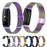 สายนาฬิกาสำหรับ Fitbit Inspire HR ACE2สายรัดข้อมือตายข่ายสแตนเลสเครื่องประดับสายนาฬิกาข้อมือสมาร์ทวอชข้อมือ