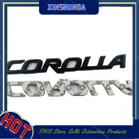 XSD 1 X โลหะขนาดใหญ่ COROLLA Logo Huruf รถยนต์สติกเกอร์รูปลอกตรารถยนต์ตกแต่งรถยนต์สำหรับ TOYOTA Corolla