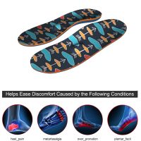 EVA flat foot correction soothing arch support plantar fasciitis insoles heel pain correction insoles for men and women Shoes Accessories