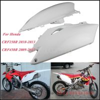 ₪✳มอเตอร์ครอสชุดสำหรับฮอนด้าพลาสติกด้านข้าง CRF250R 2010-2013 CRF450R 2009-2012รถจักรยานยนต์แบบออฟโรดป้องกันภาพกรอบด้านข้าง