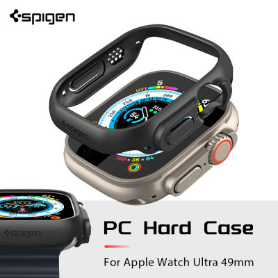 Sspigen เคสปกป้องแบบแข็ง PC สำหรับนาฬิกา Apple ขนาด49มม. บั๊มเปอร์โครงน้ำหนักเบาทดแทนได้สำหรับนาฬิกา Apple อุปกรณ์เสริมสำหรับนาฬิกาอัจฉริยะ49มม.
