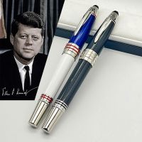 LAN Limited Edition John F. Kennedy Carbon Fiber MB Rollerball Ballpoint Fountain Pen Writing Smooth With JFK Serial Number  Pens