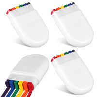 Jiogein 4 ชิ้น Face Paint Rainbow Body Paint Pride เดือนฉลองคอสเพลย์ปาร์ตี้แต่งหน้าเครื่องมือ