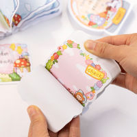 8PCSLOT rainbow back garden series 100 sheets fresh lovely message paper sticker n times material paper memo pad